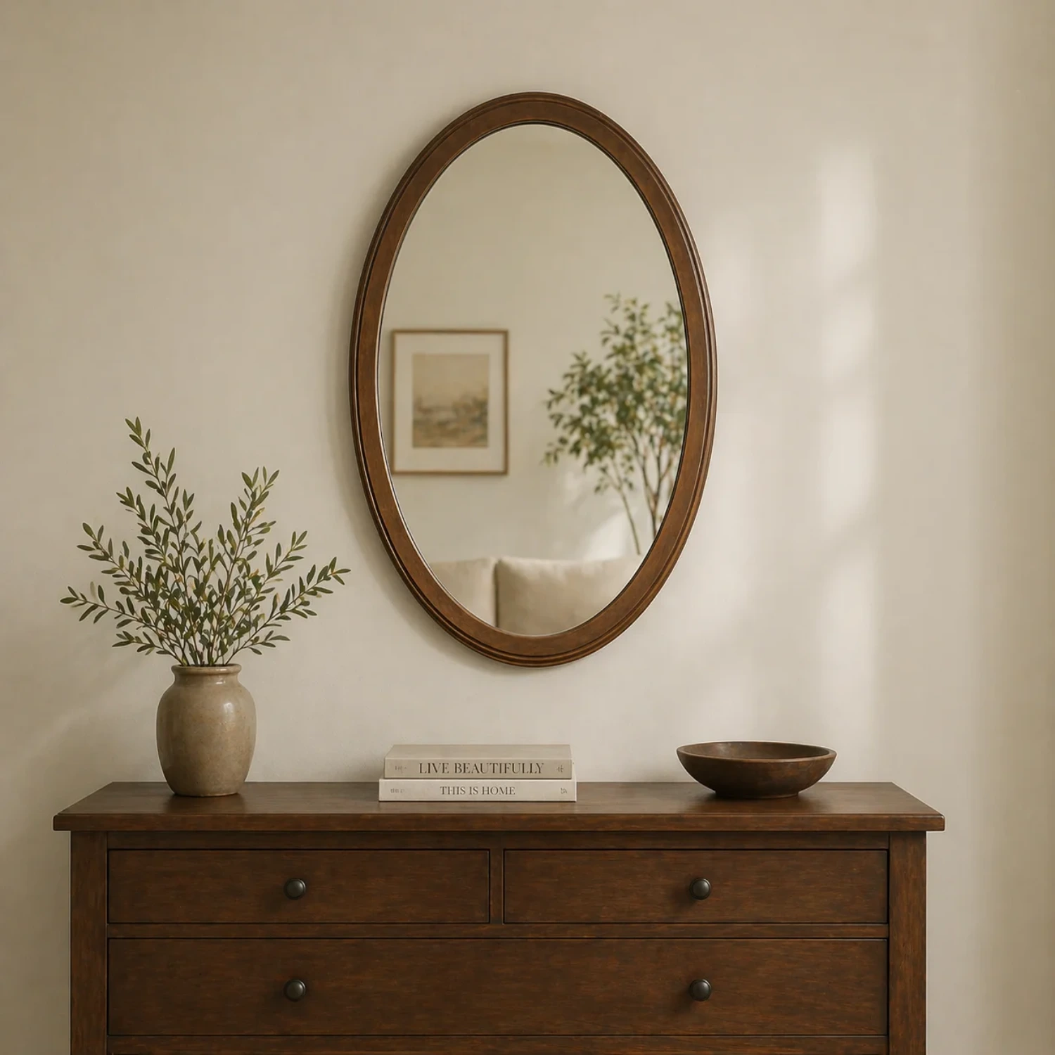 Oval Wall Mirror