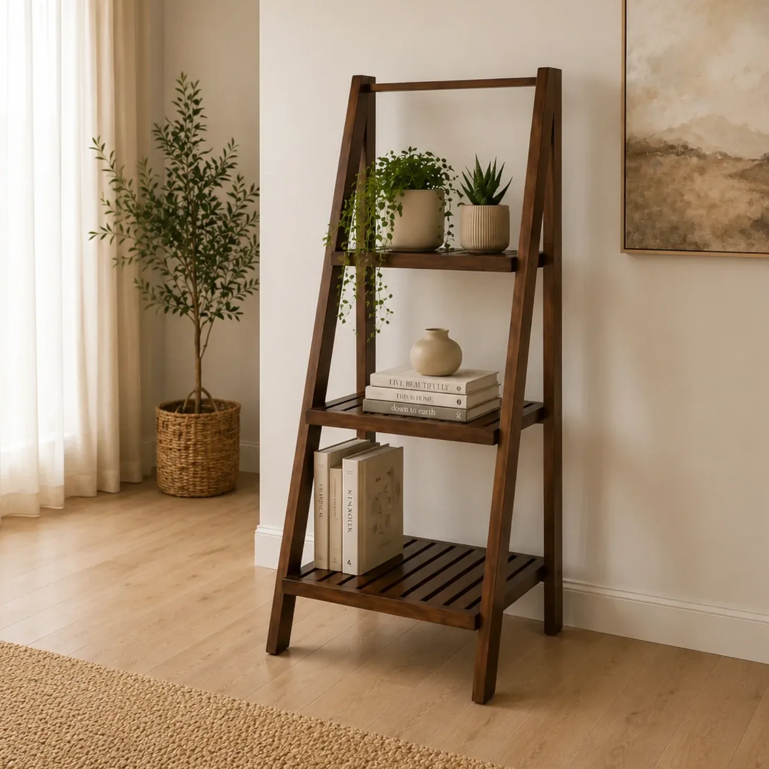 Manzil Ladder Shelf